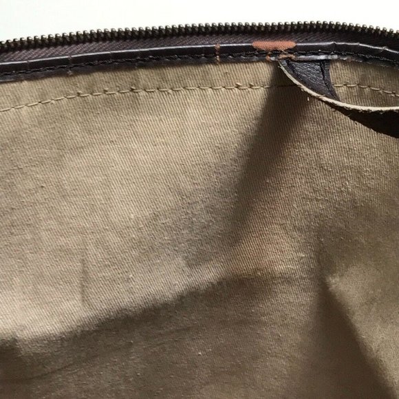 CHRISTIAN DIOR Trotter vintage 2-step flap Messenger Shoulder Bag Beige x Brown - Picture 4 of 13